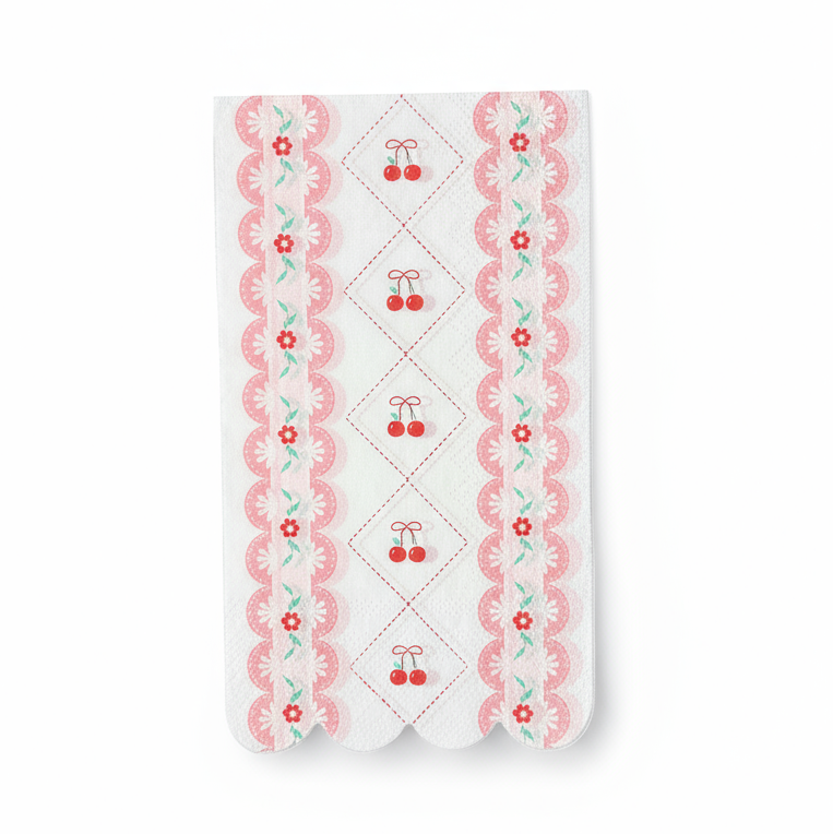 Cherry Coquette Luncheon Napkins (Set of 16)