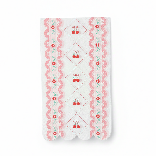 Cherry Coquette Luncheon Napkins (Set of 16)
