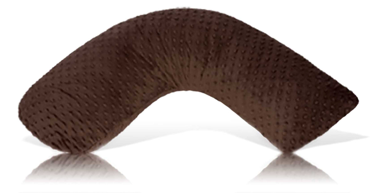 Chocolate Dot Nursing Pillow Cover | Luna Lullaby