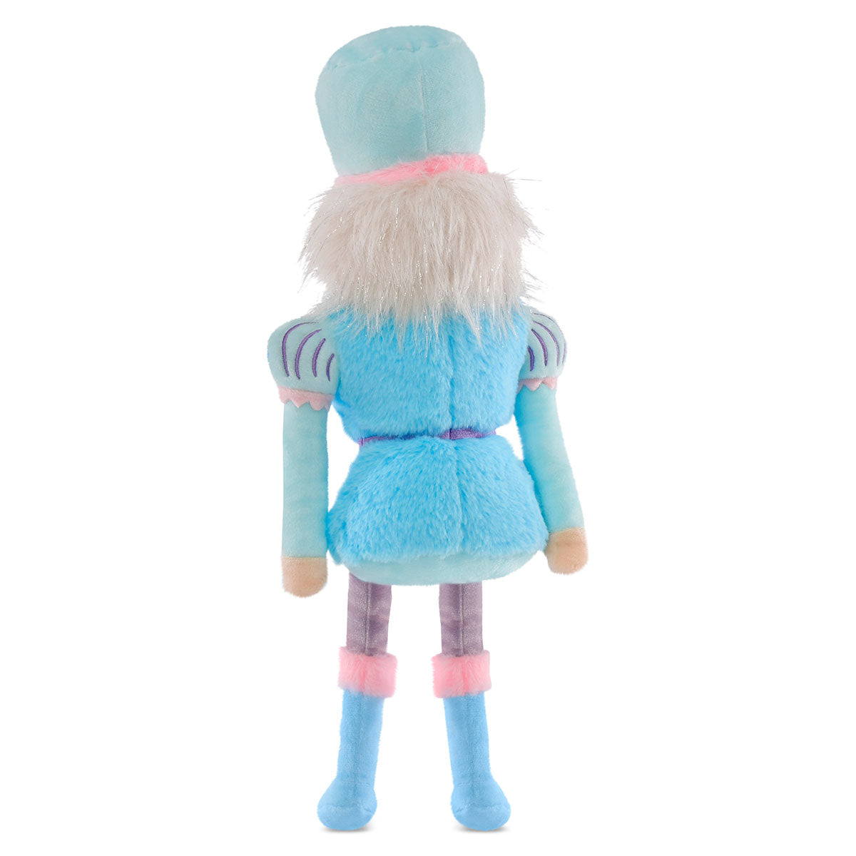 Chris Nutcracker Plush – Blue & Pink Holiday Doll