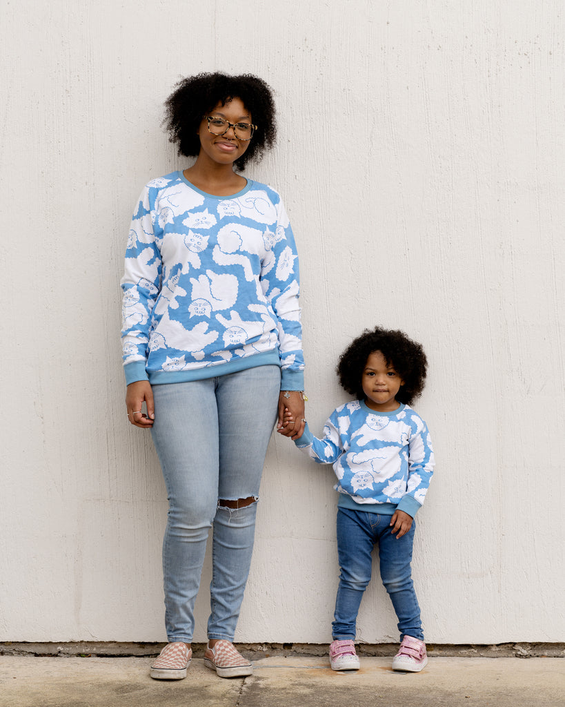 Adult Cloud Cat Sweatshirt