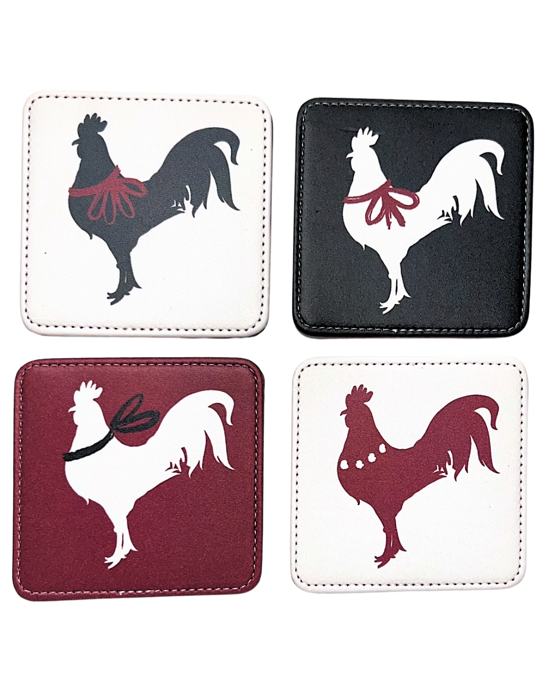 Spirit Gamecock Coasters, Set of 4
