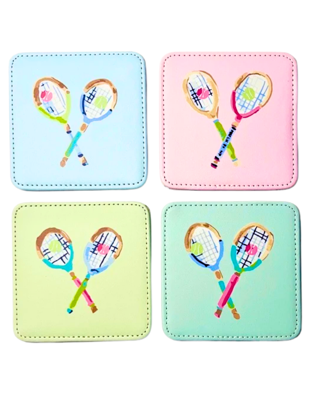 Serve It Up Coasters, Set of 4