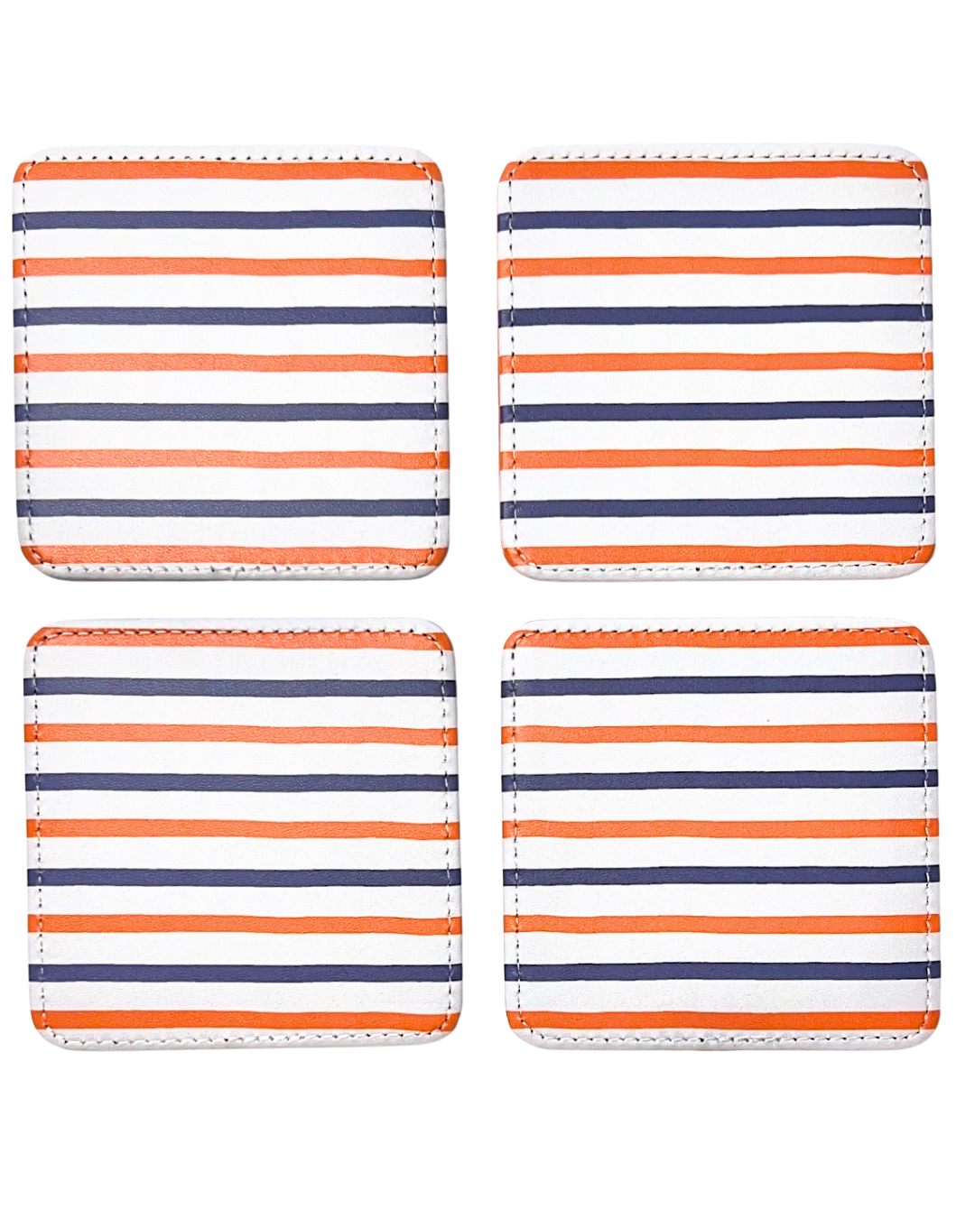 Spirit Dog in Orange Coasters, Set of 4