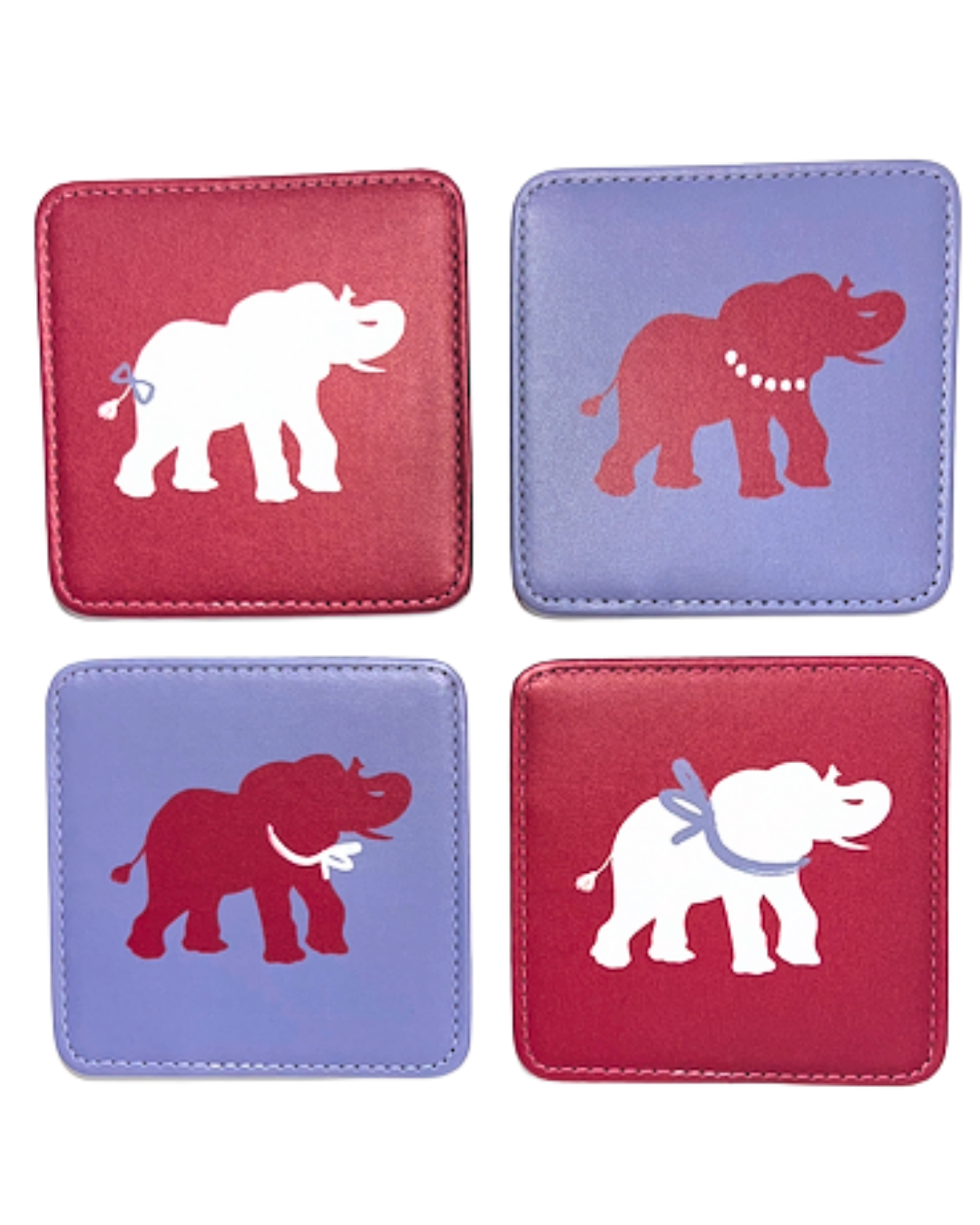 Spirit Elephant Coasters, Set of 4