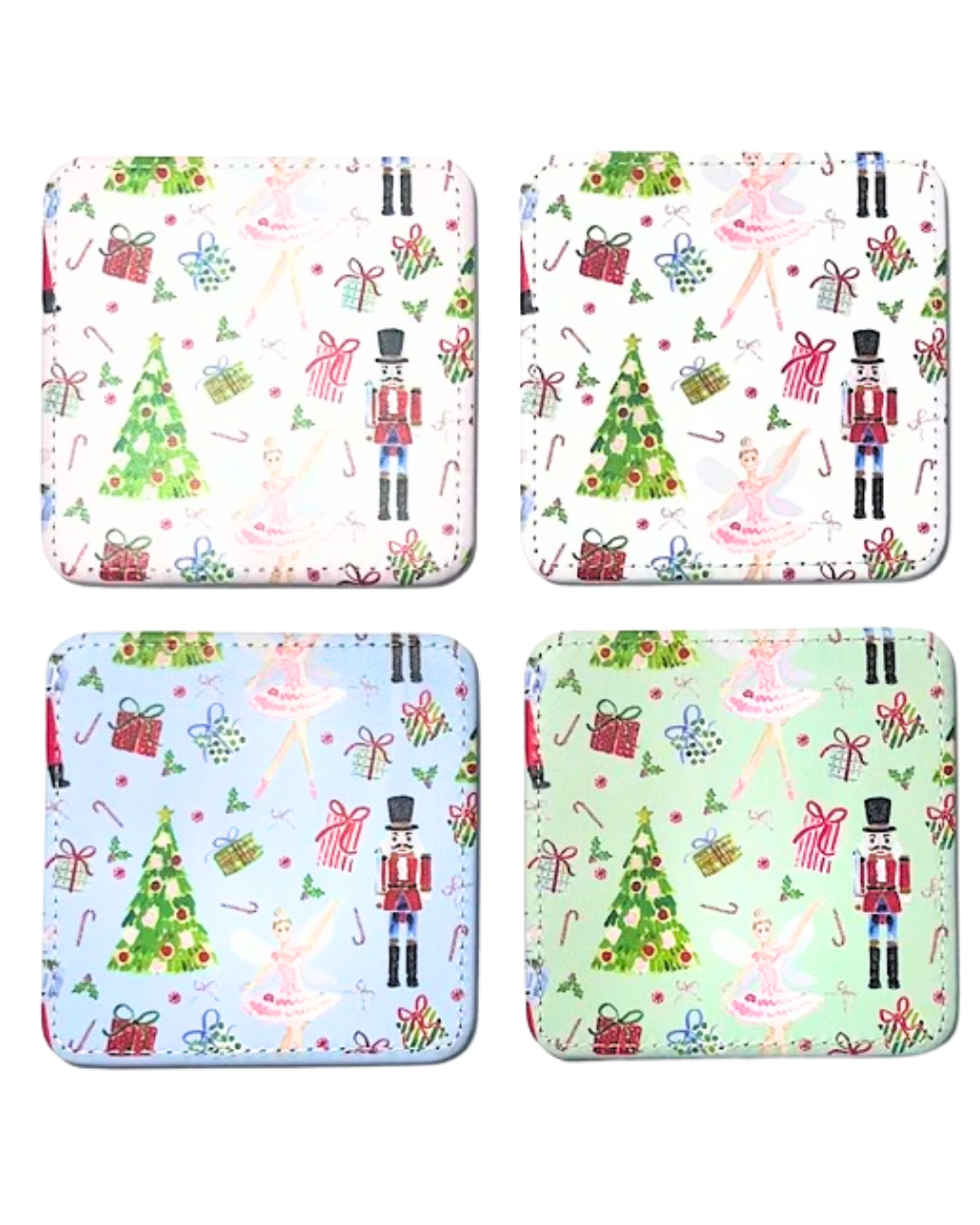 Nutcracker Ballet Coasters, Set of 4