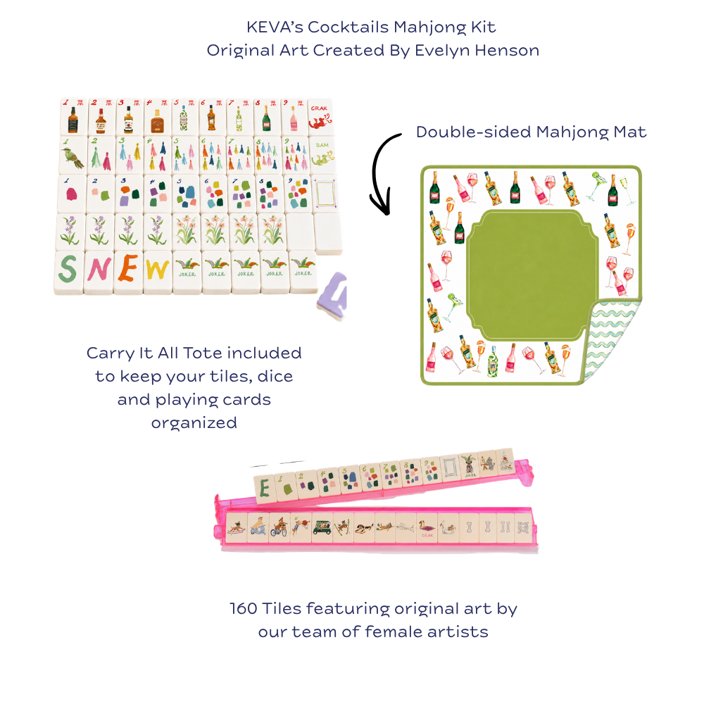Cocktails Mahjong Kit (Preorder)