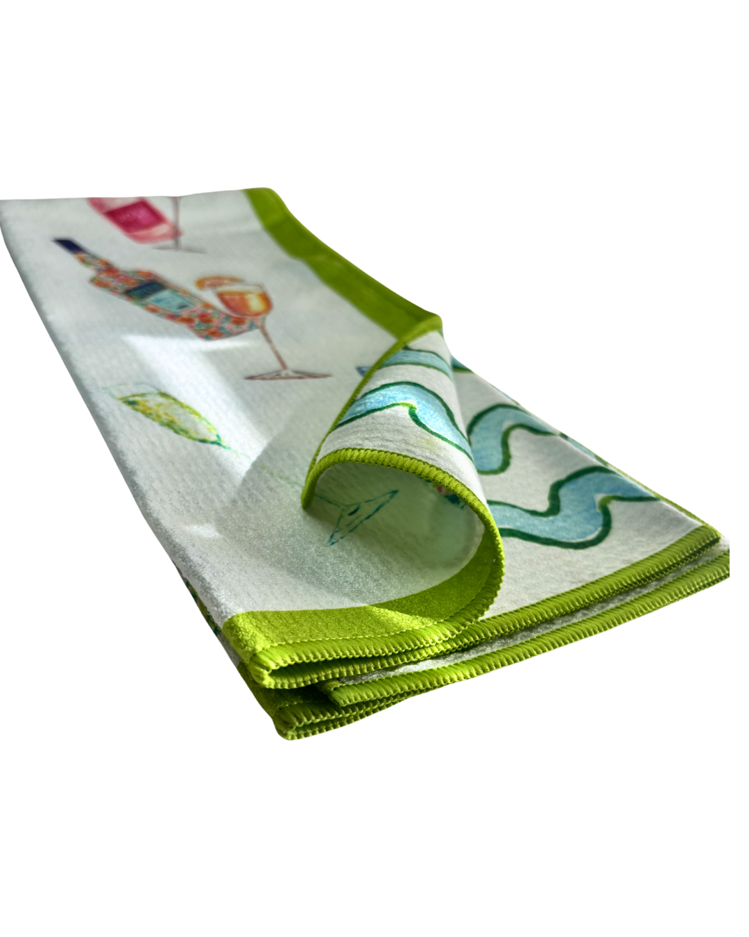 Cocktails Double-Sided Tea Towel