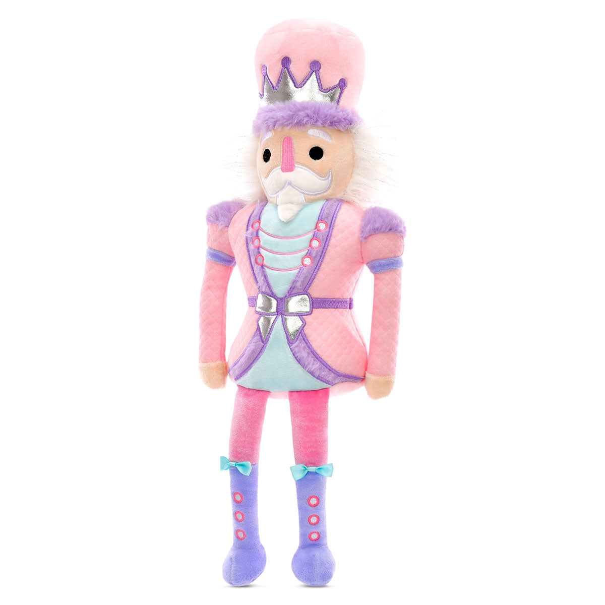 Coco Nutcracker Plush – Pink & Lavender Holiday Doll