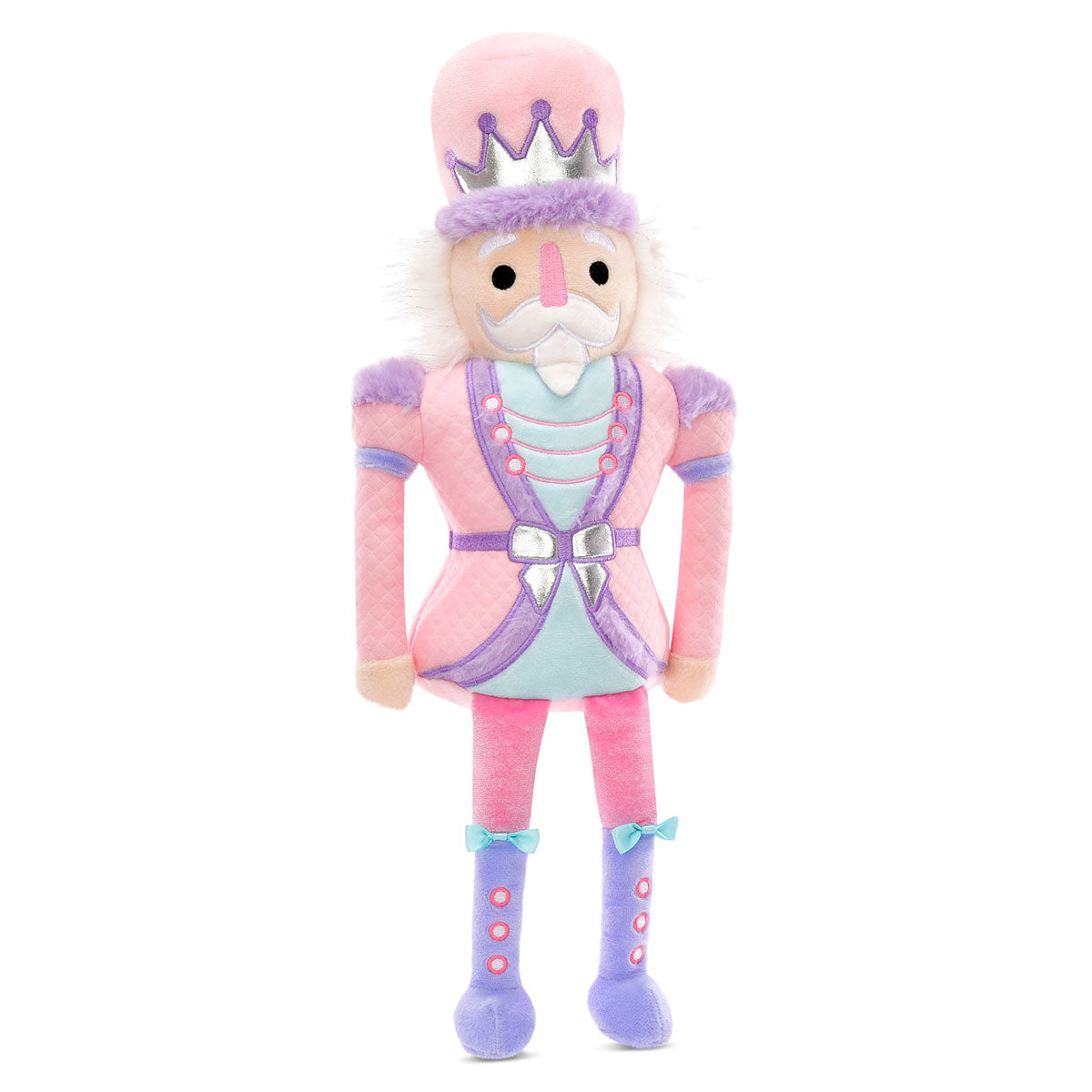 Coco Nutcracker Plush – Pink & Lavender Holiday Doll
