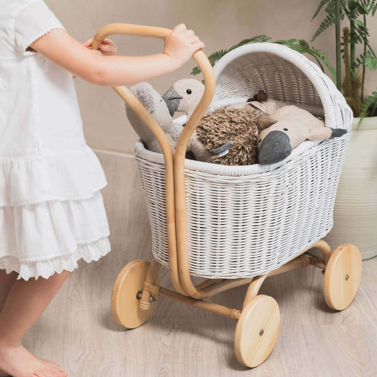 Colette Doll Stroller - White