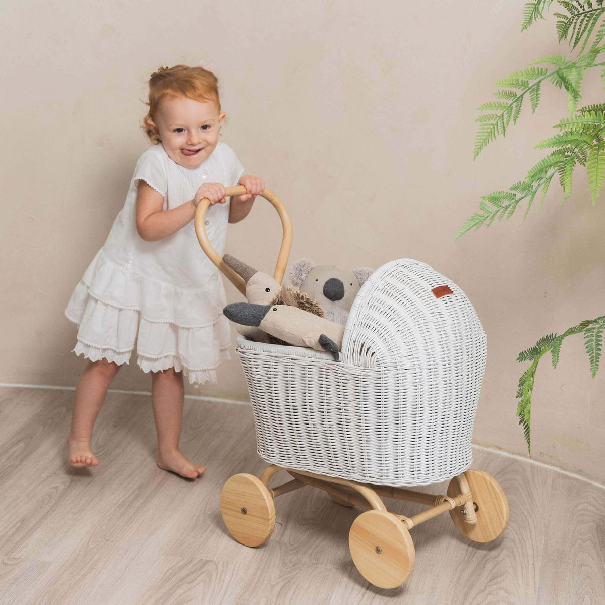 Colette Doll Stroller - White