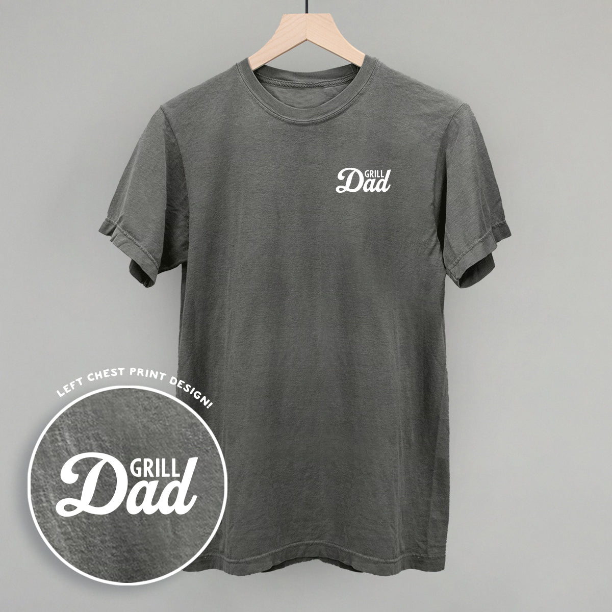 Grill Dad (White) (Left Chest)