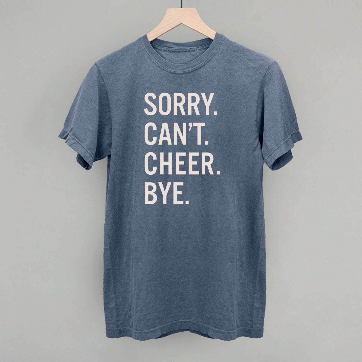 Sorry Can't Cheer Bye