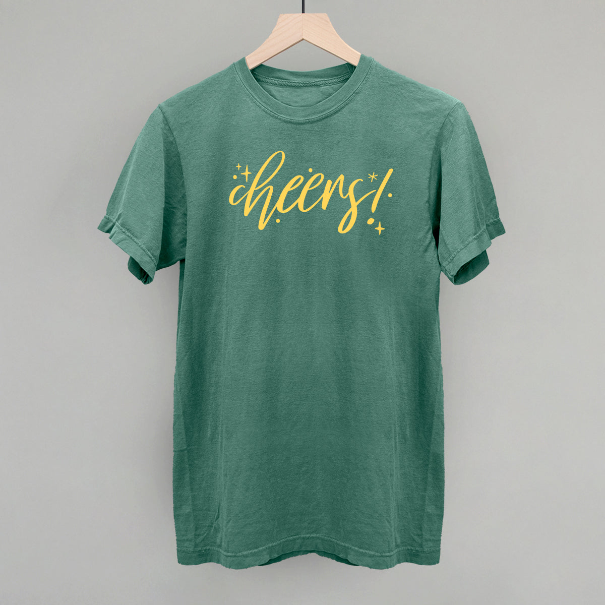 Cheers Gold Script + Sparkles