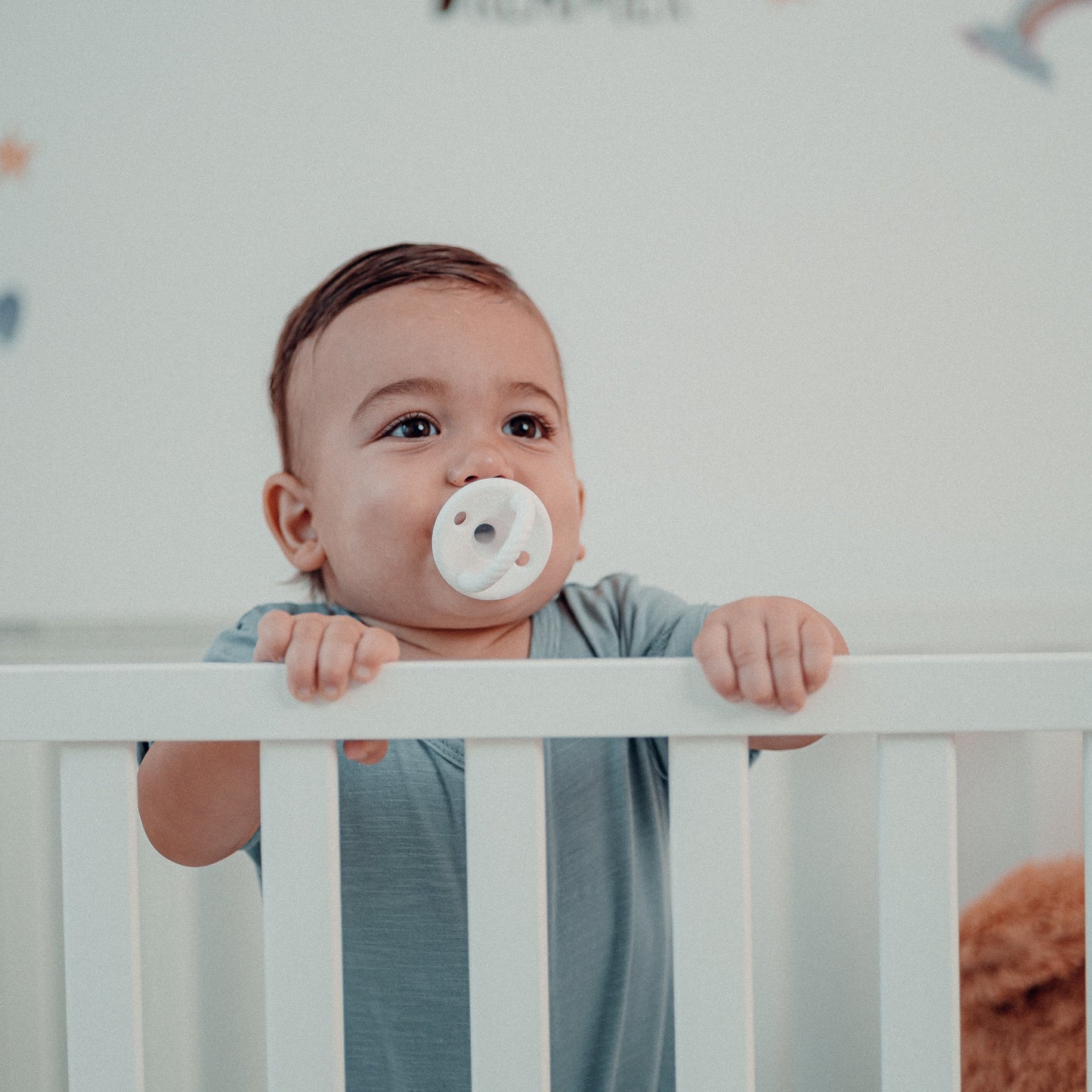 Pacifiers in White, 4 Pack