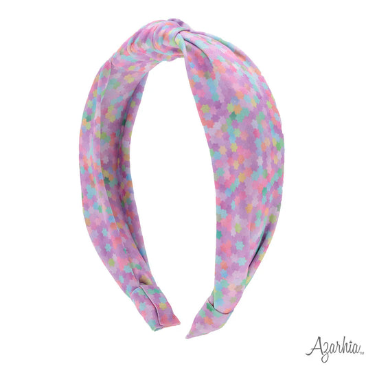 Top Knot Headband in Confetti Stars
