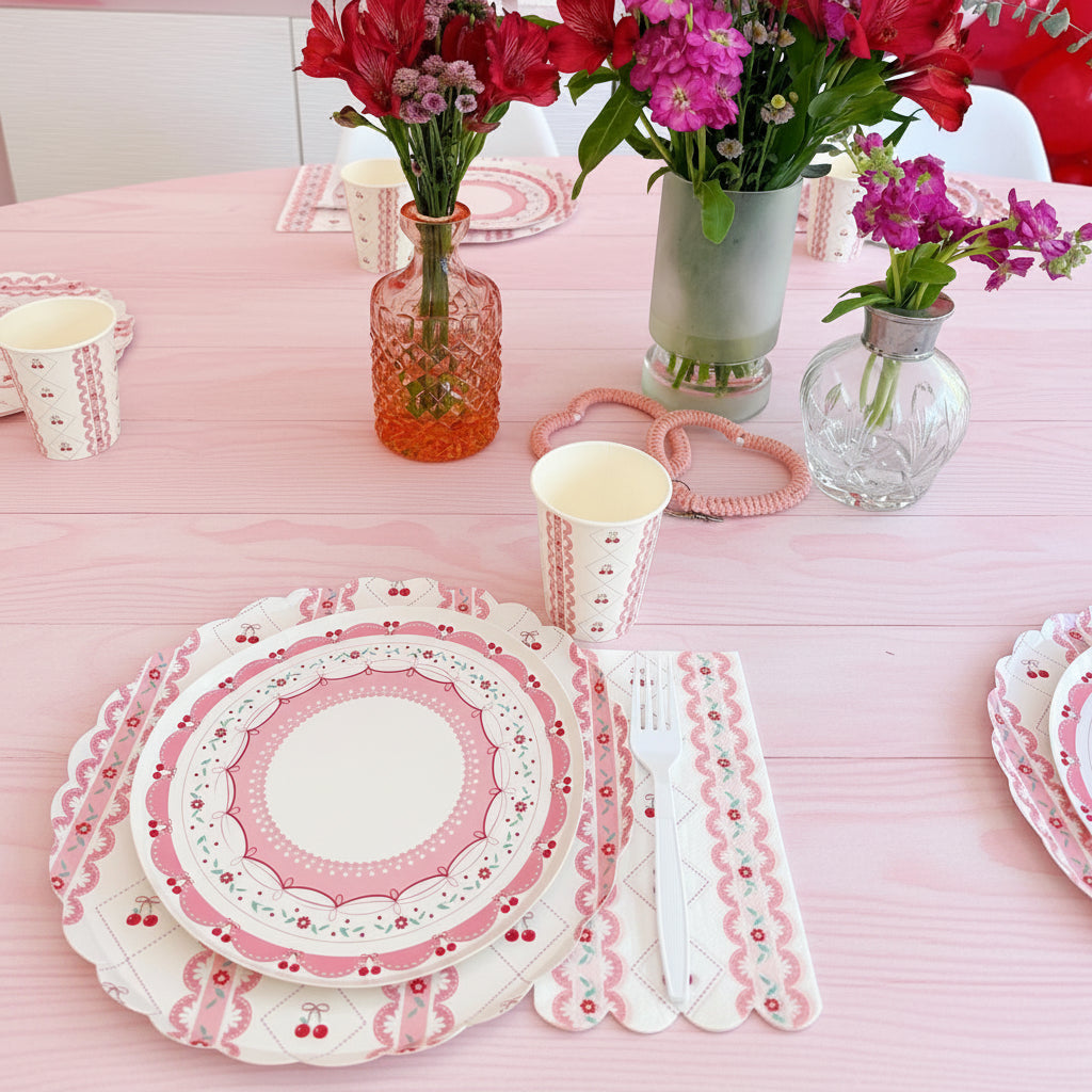 Cherry Coquette Luncheon Napkins (Set of 16)