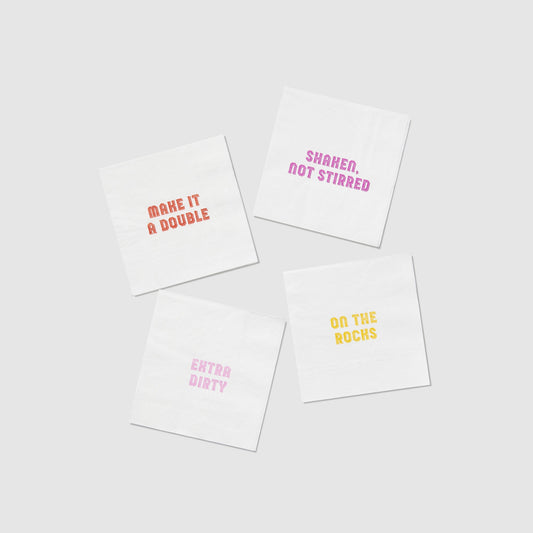 Happy Hour Cocktail Napkins (25 per pack)