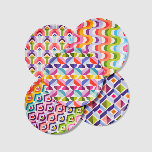 Color me Crazy Large Plates (10 per pack)