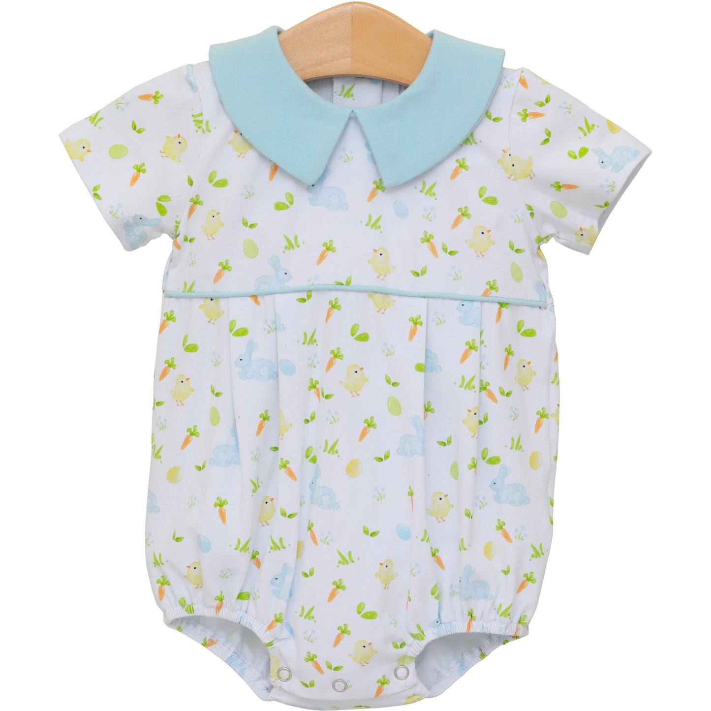 Blue Cottontail Bubble – Baby Boy Easter Outfit