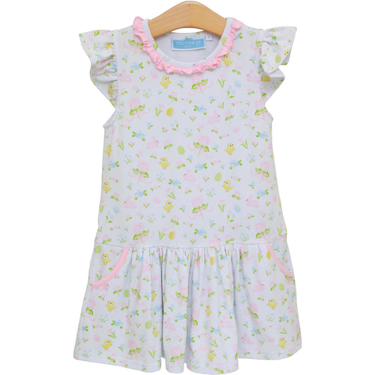 Cottontail Garden Dress – Girls Easter Bunny Dress