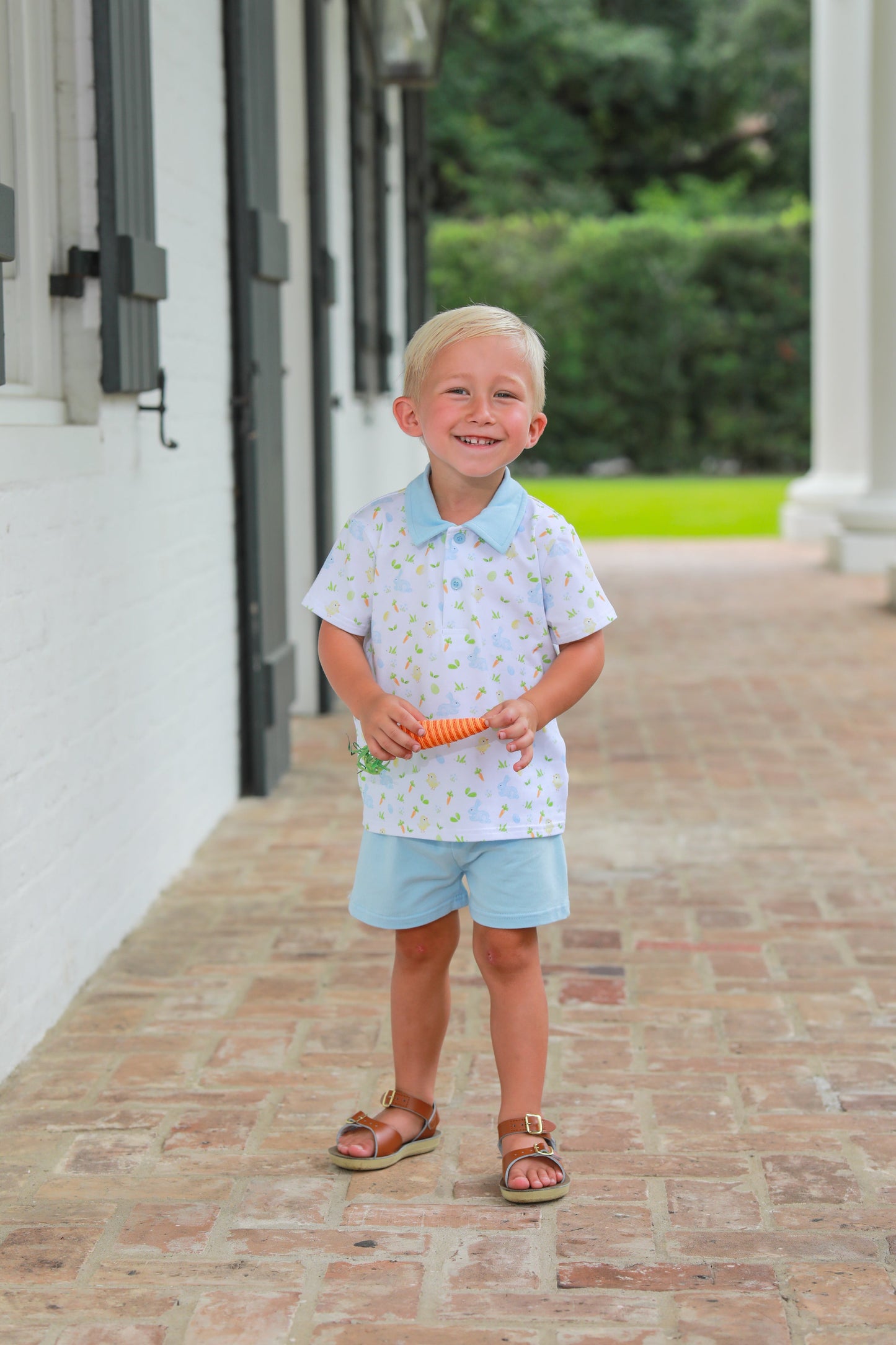 Boys Cottontail Polo Short Set – Spring & Easter Outfit