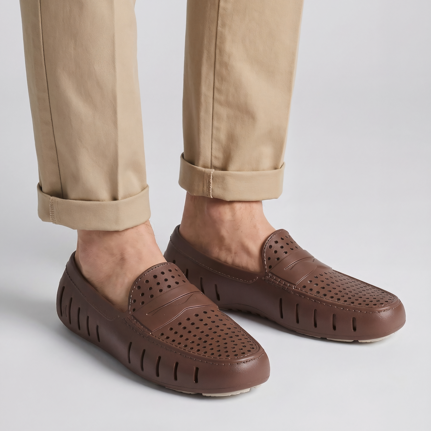 Men's Country Club Driftwood Brown Coconut Loafers