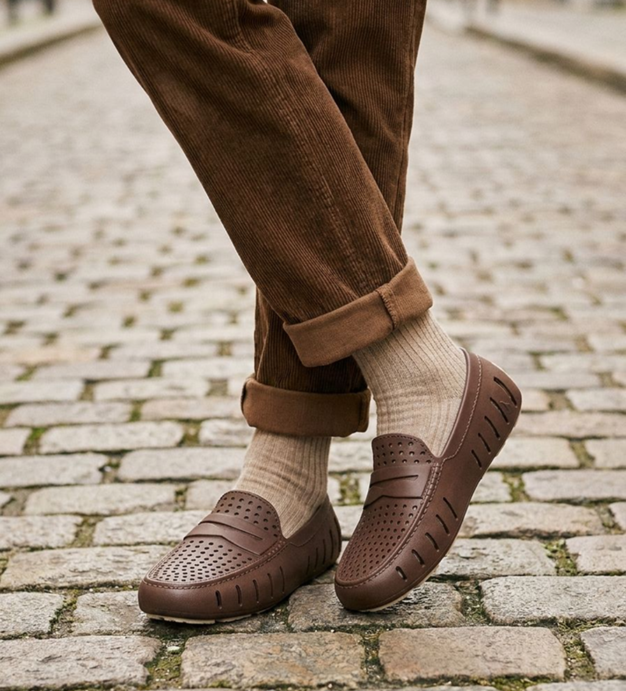 Men's Country Club Driftwood Brown Coconut Loafers