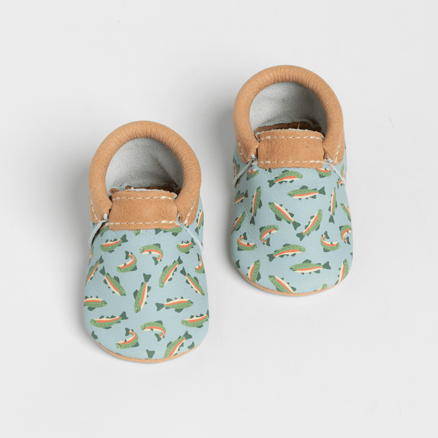 Rainbow Trout City Baby Shoe
