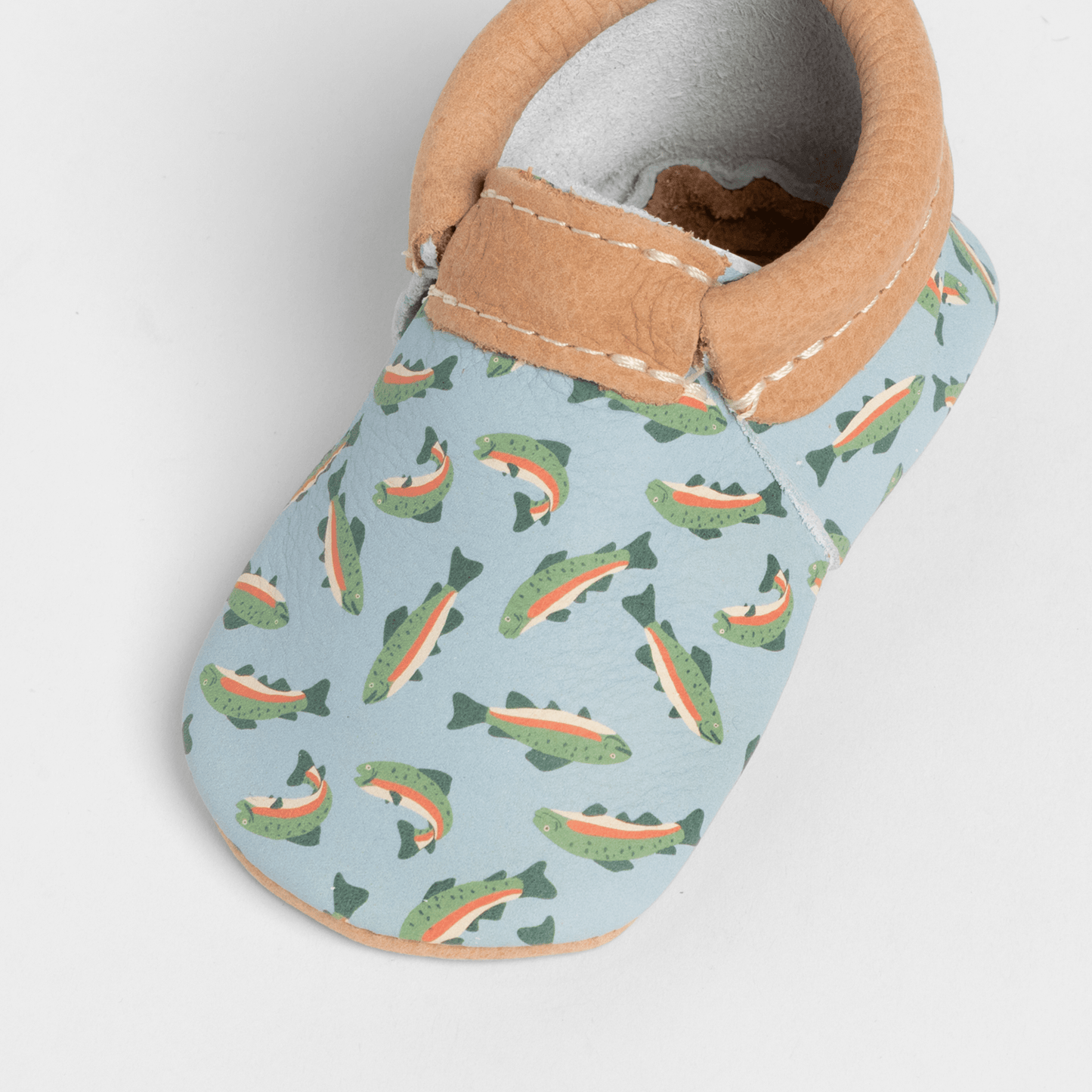 Rainbow Trout City Baby Shoe