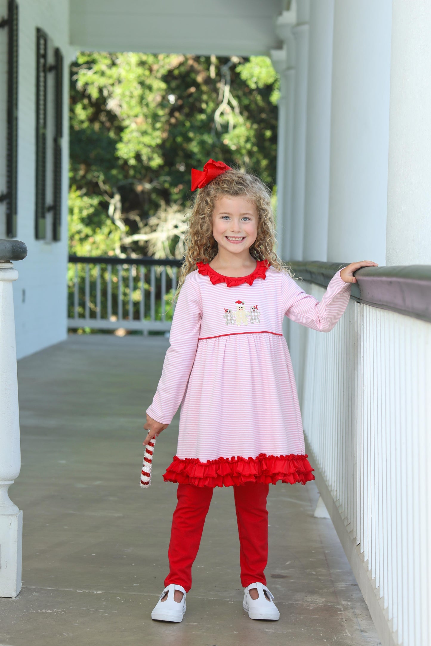 Gingerbread Ruffle Pant Set