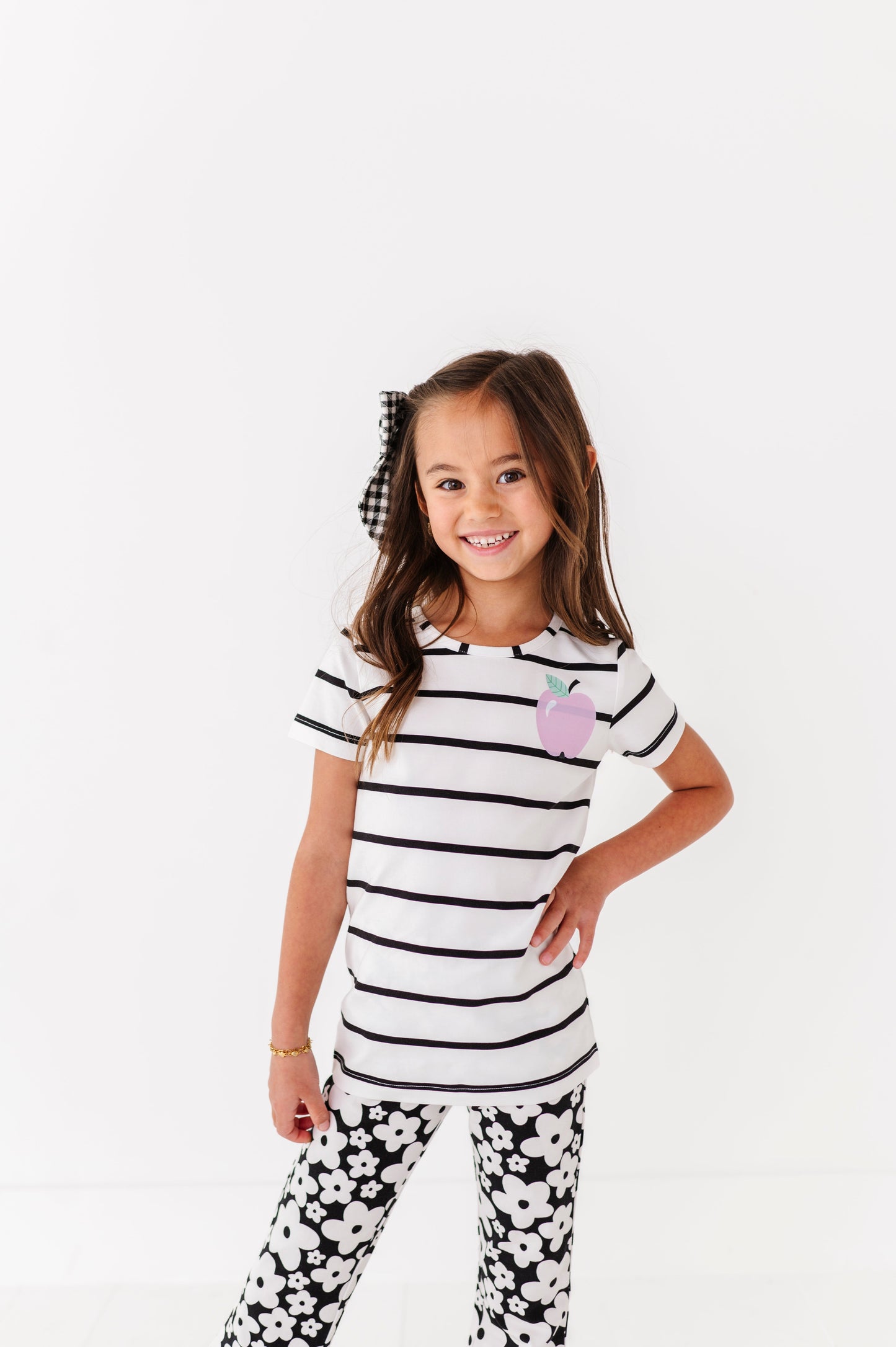 Pocket Apple Stripe Tee