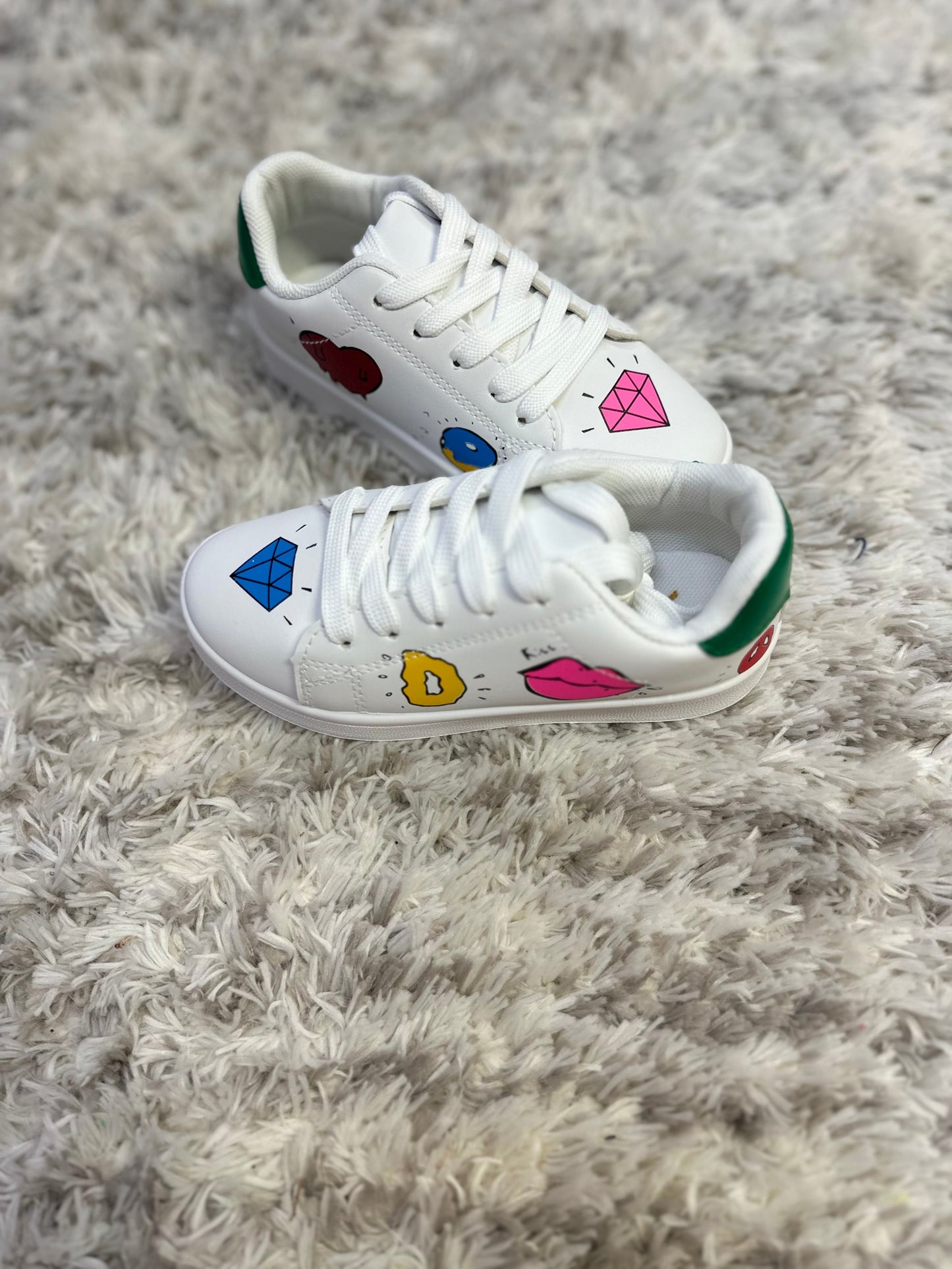 YOKI REBEL- KIDS Cartoon Printed Court shoe Sneakers no