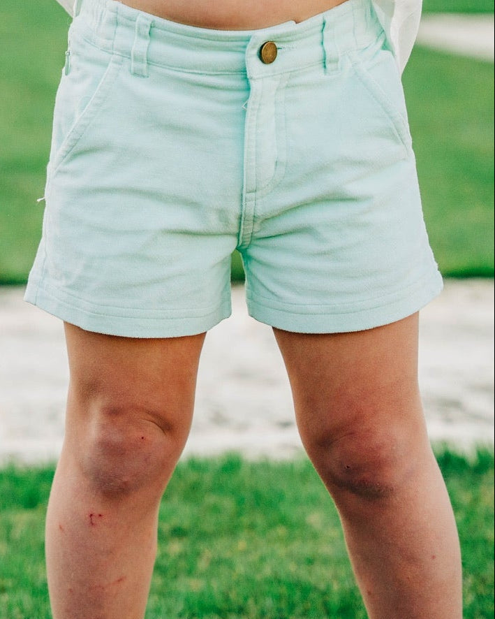 Corduroy Versa Shorts ~ Mint (size down)