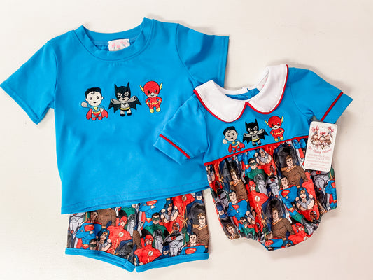 DC Heros embroidery outfits