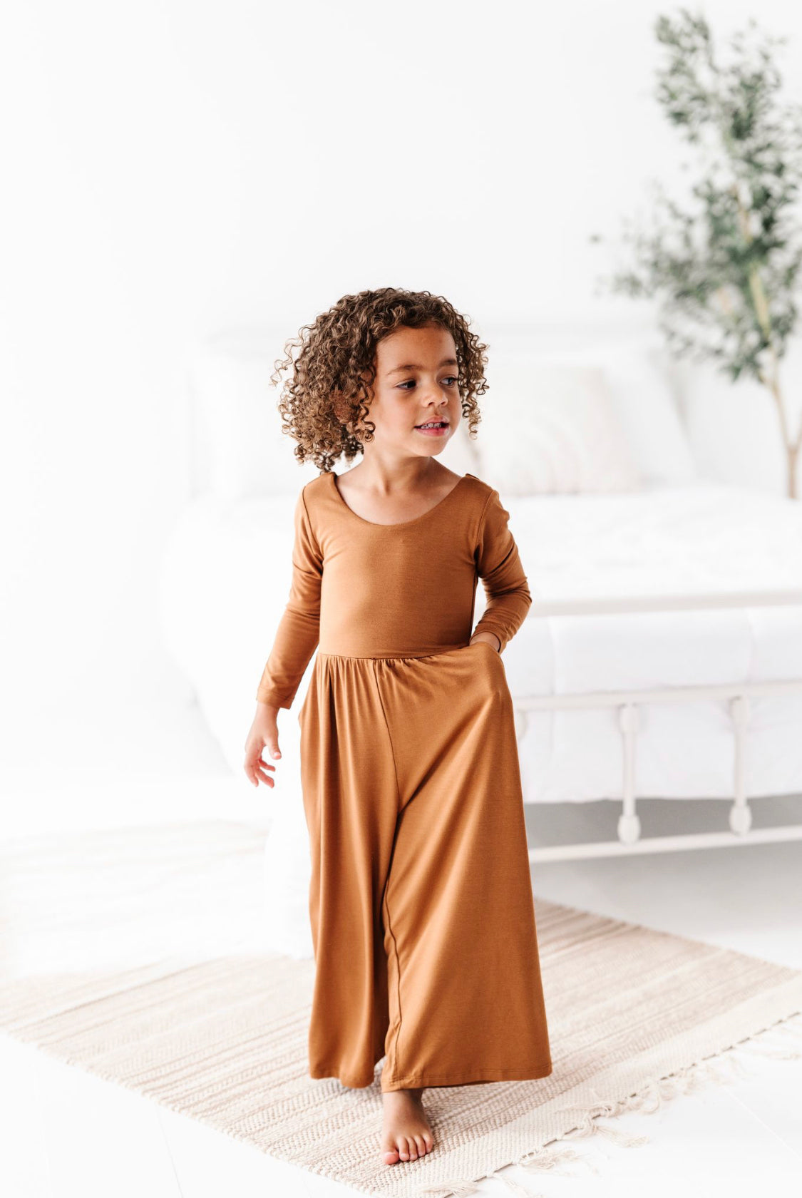 Cinnamon Neutrals Wide Leg Romper