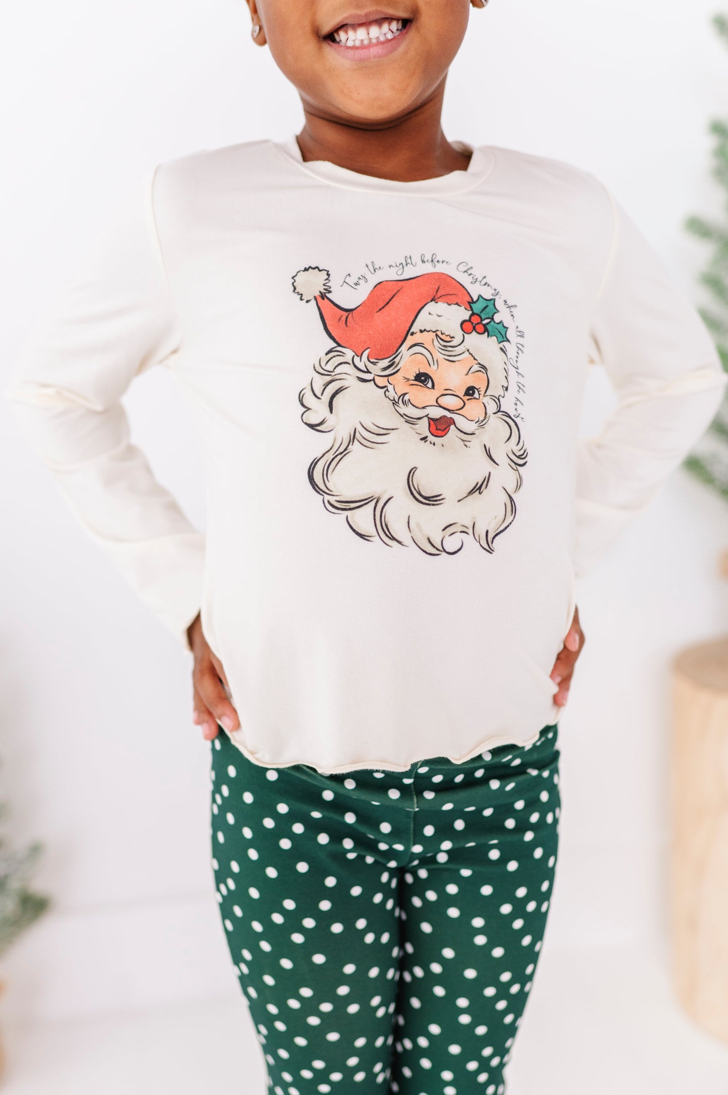 Jolly Santa | Bamboo Long Sleeve
