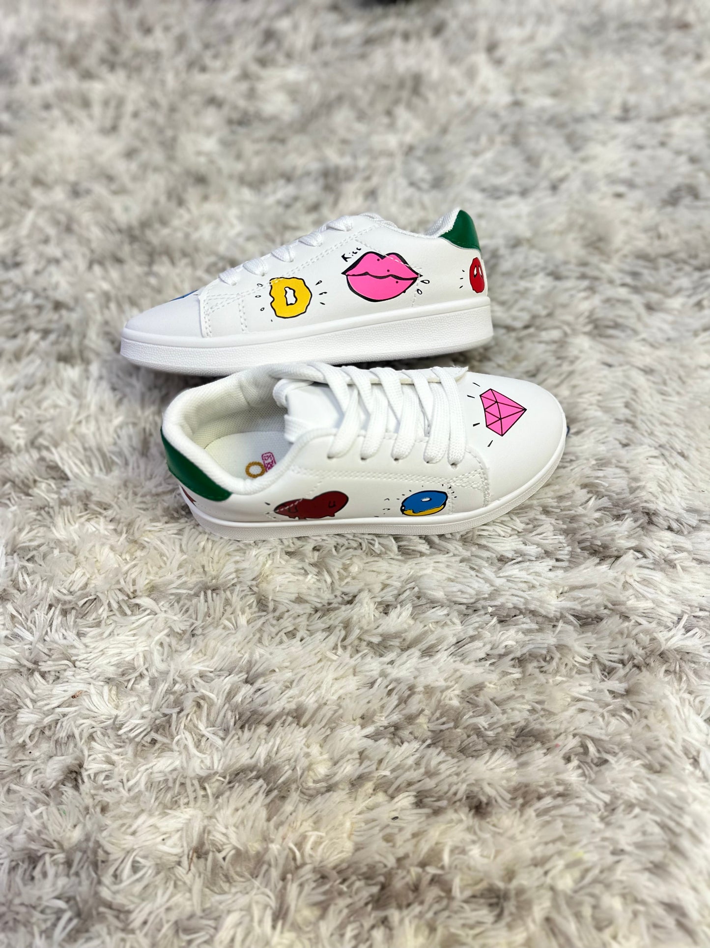 YOKI REBEL- KIDS Cartoon Printed Court shoe Sneakers no