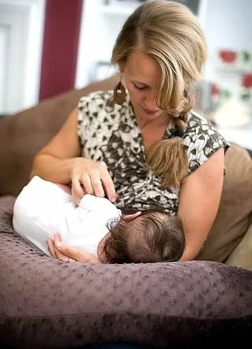 Autumn Leaves Print Nursing Pillow Cover | Luna Lullaby