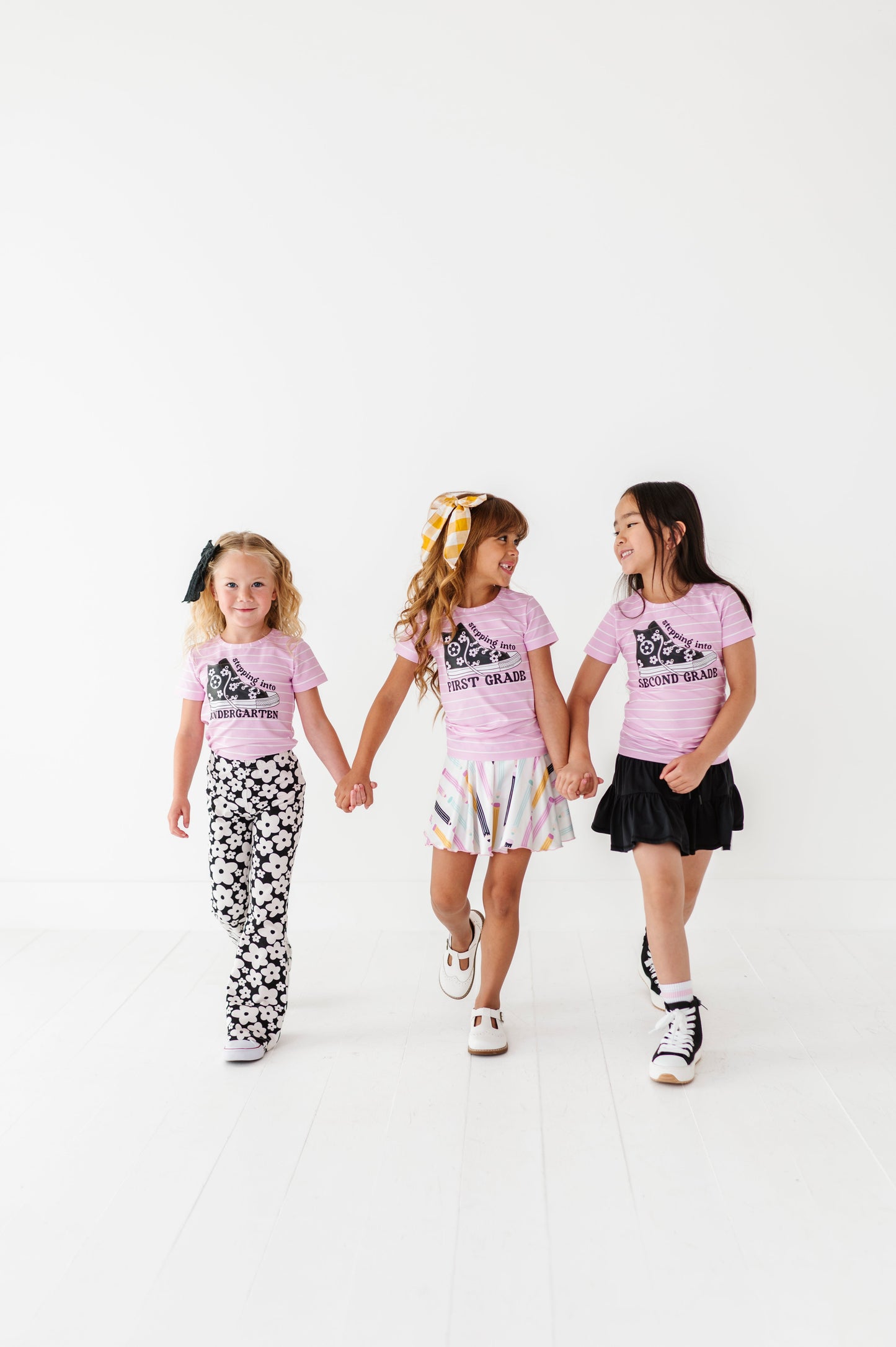 GIRLS “Stepping into…” Grade Level Tee (ALL GRADES HERE)