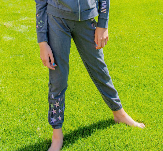 Embroidery Star Active Pant
