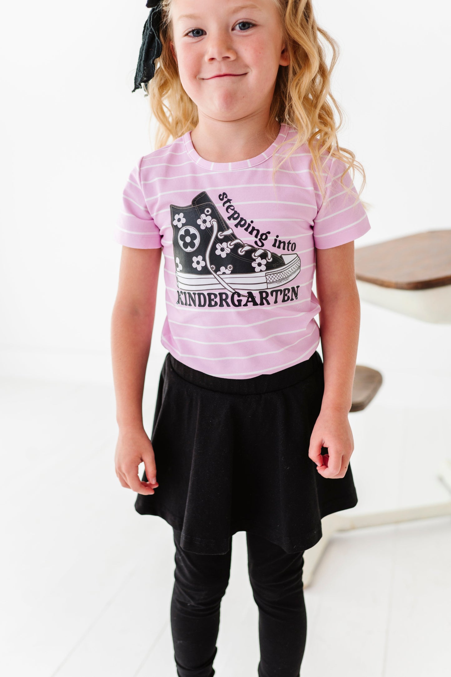 GIRLS “Stepping into…” Grade Level Tee (ALL GRADES HERE)