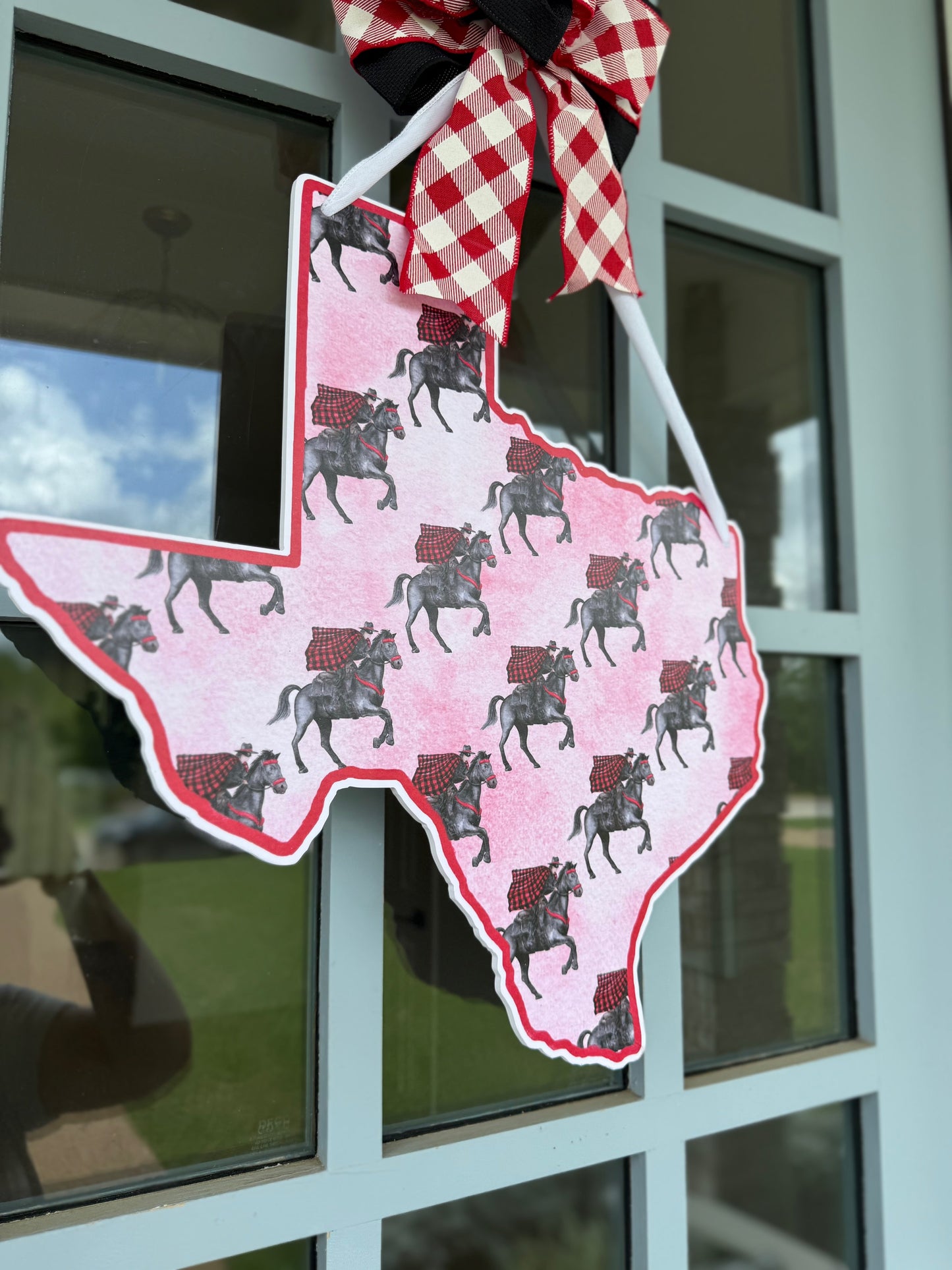Horse Patterned Door Hanger