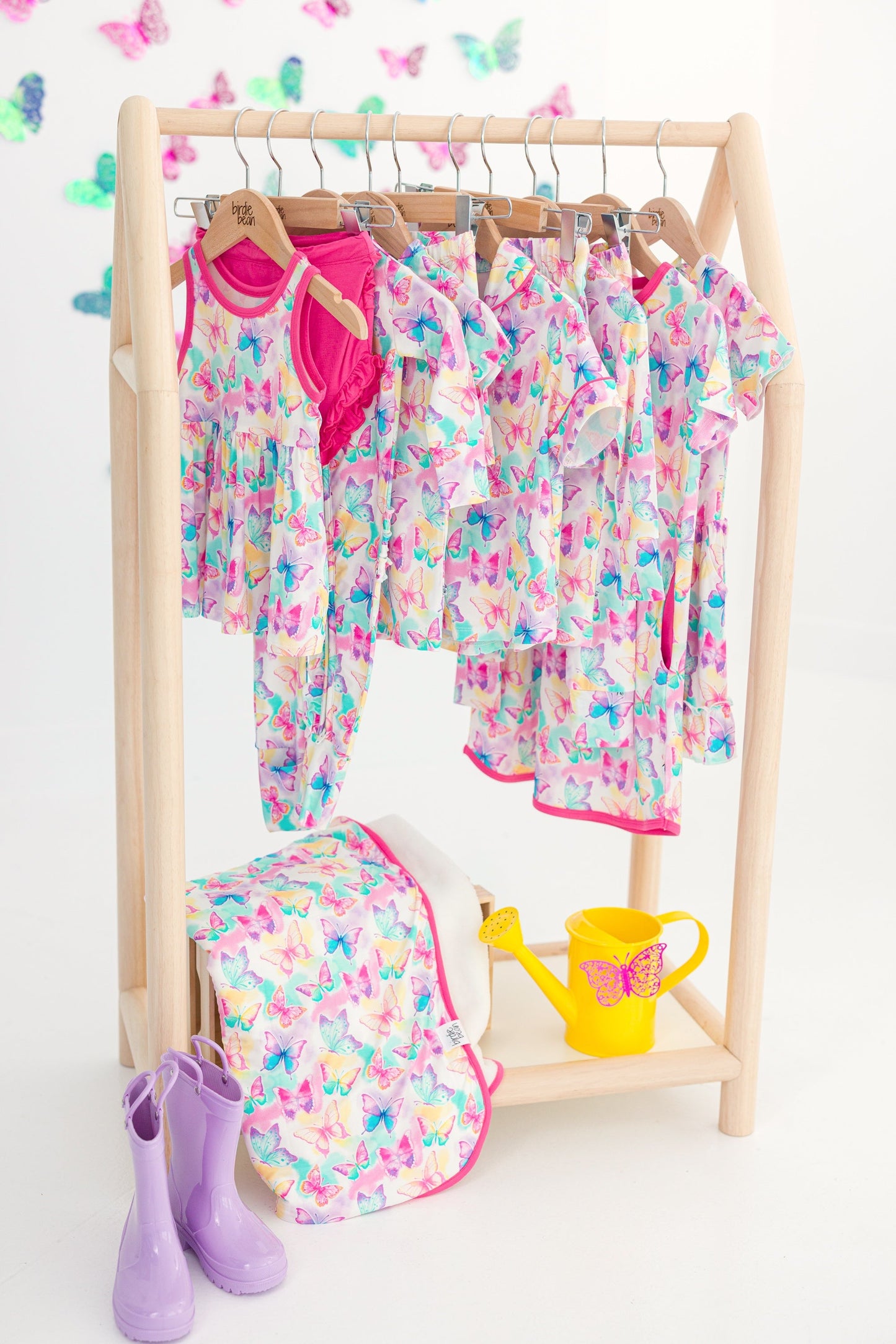Dahlia Plush Birdie Blanket- STROLLER