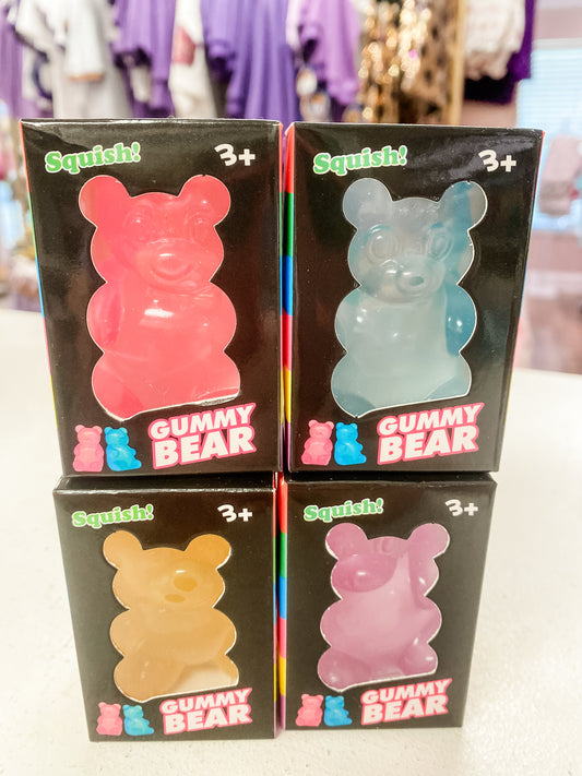 Gummy Bear Squish Sensory Toy | Slow Rise Squeeze Fidget Toy for Kids & Adults | The Prissy Pelican Boutique | Bossier City, LA