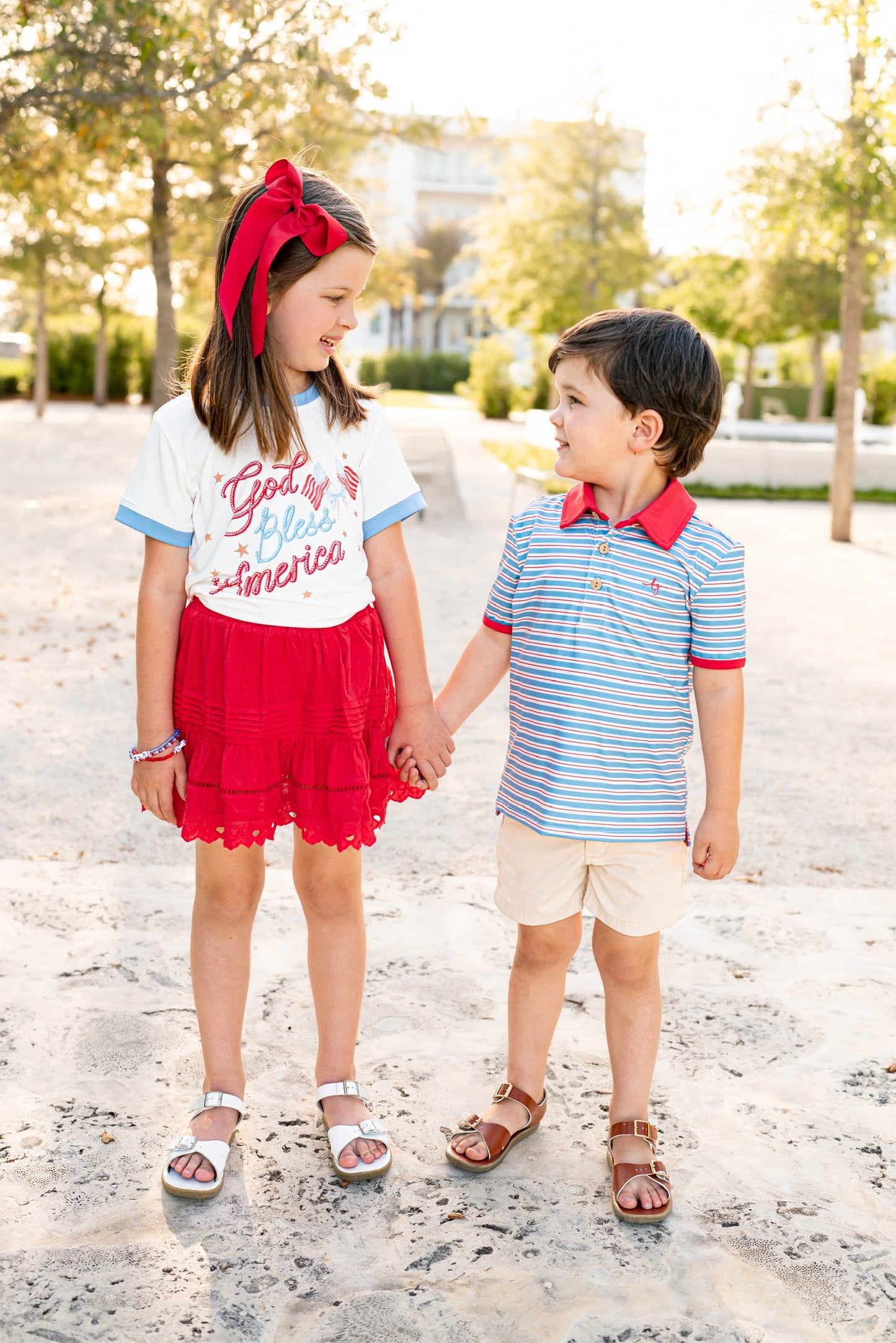 Kids Bamboo Shirt ~ God Bless America