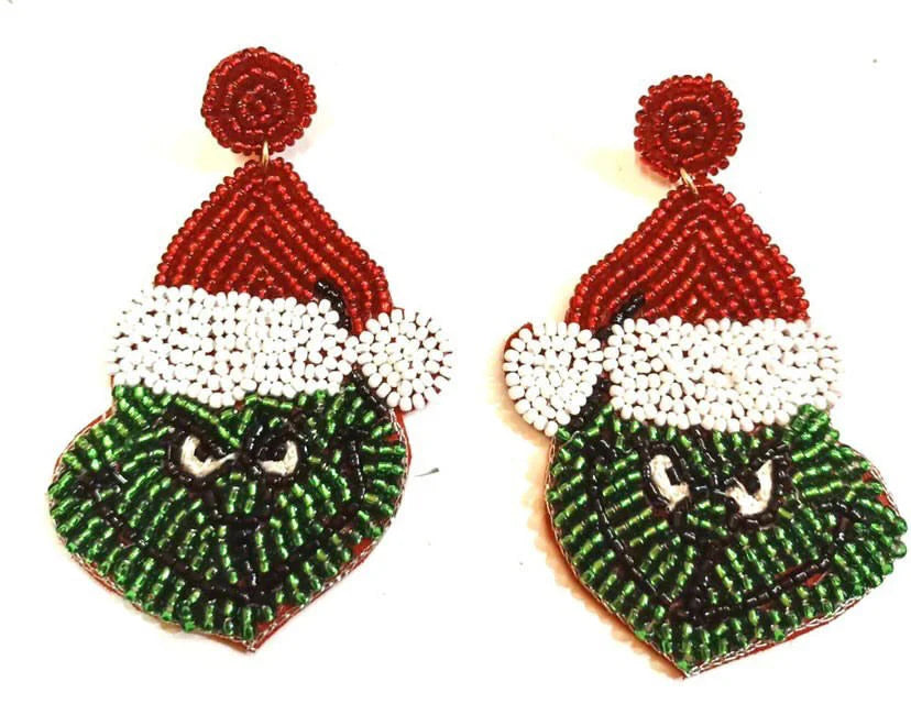 Santa Grinch Earrings