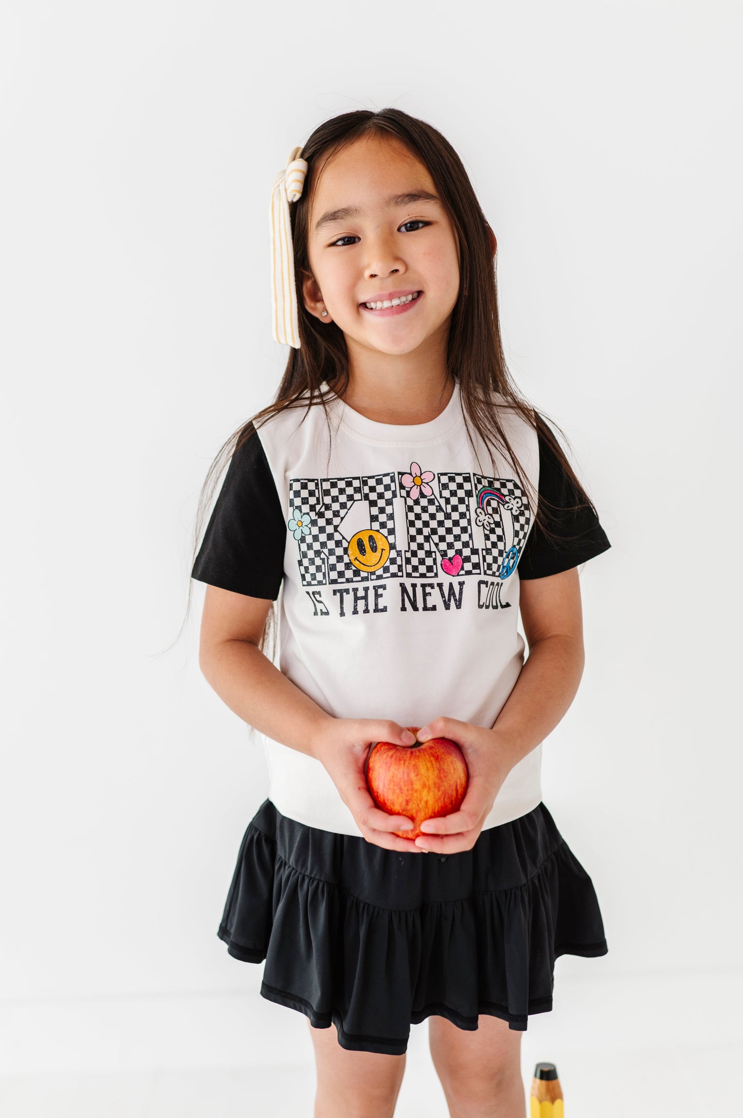 KIND Check Colorblock Tee