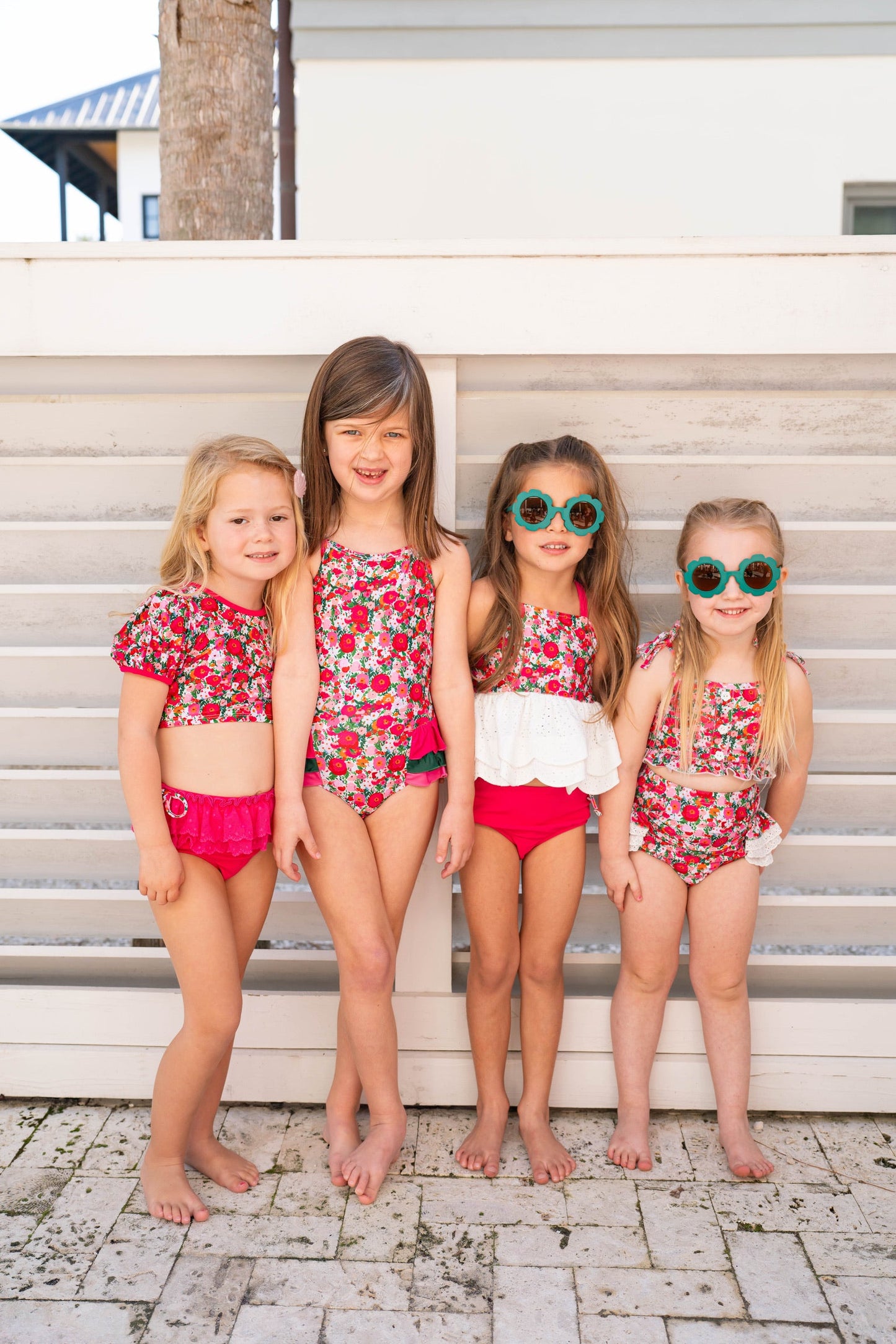 Island Petals High Waisted Bikini